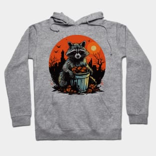 Trick or trash Raccoon Hoodie